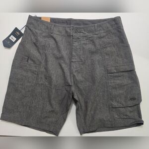 AFTCO Men's Charcoal Cargo Shorts SIZE 36!!! M105 MODEL